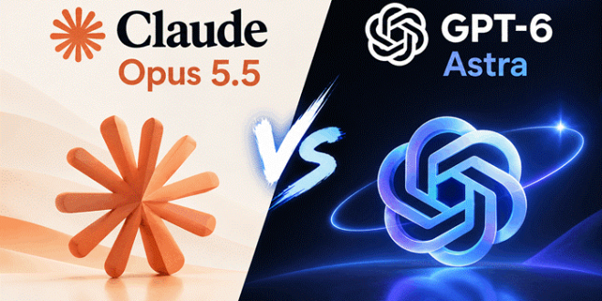 مقایسه دو مدل پیشرفته هوش مصنوعی Claude Opus 5.5 و GPT-6 Astra در سال ۲۰۲۶
